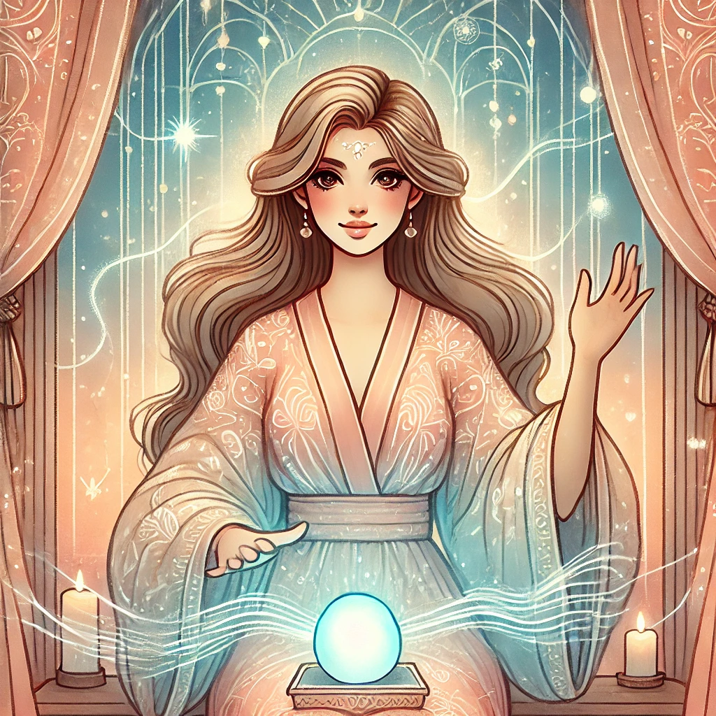 波動修正をする占い師